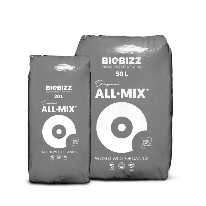 ALL MIX BioBizz - Sustrato fertilizado y gran calidad. Sacos de 50L y 20L.
