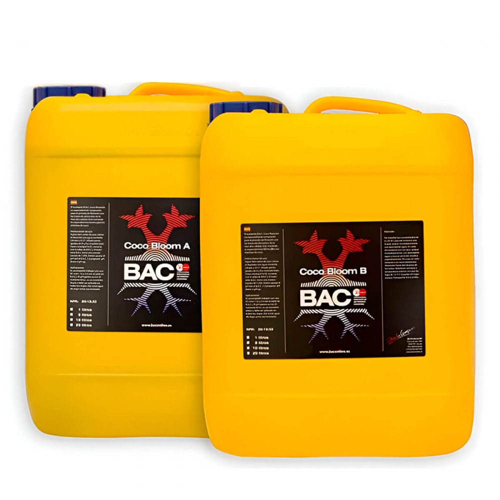 COCO A+B BLOOM DE B.A.C - ABONO FLORACIÓN PARA FIBRA COCO 5L