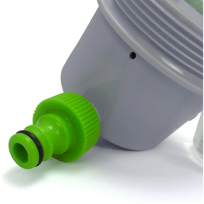 PROGRAMADOR DE RIEGO ANALOGICO WASSERTECH salida de agua.