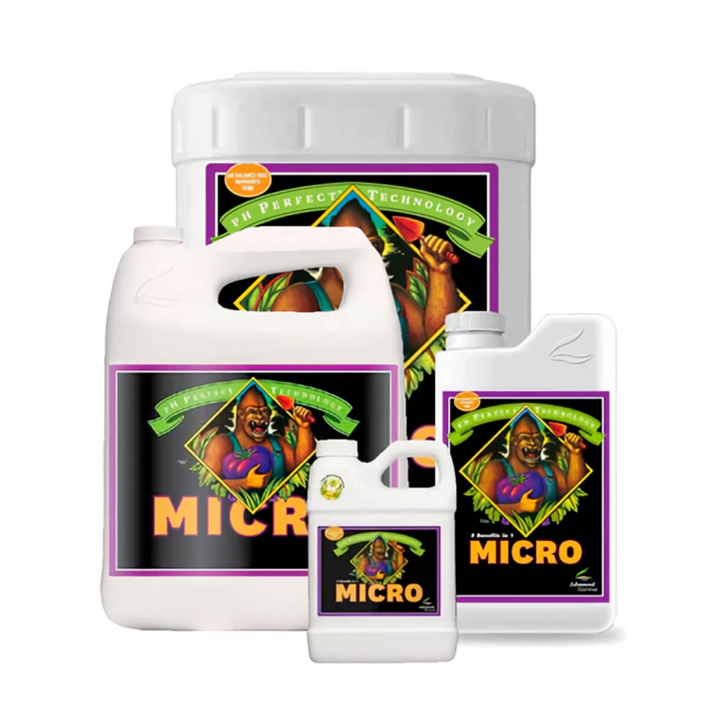 PH PERFECT MICRO de Advanced Nutrients Fertilizante en 3 partes. Diferentes formatos.