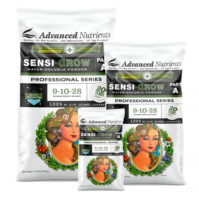 Sensi Grow A WSP fertilizante sólido, Advanced Nutrients