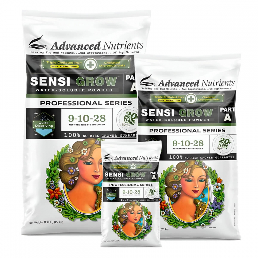 WSP SENSI GROW A fertilizante sólido, Advanced Nutrients