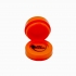 BOTE SILICONA NARANJA REGALO FLORPROHIBIDA abierto