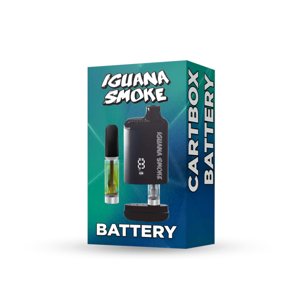 BATERIA PARA VAPER CARTBOX 510 (Iguana Smoke) Caja.