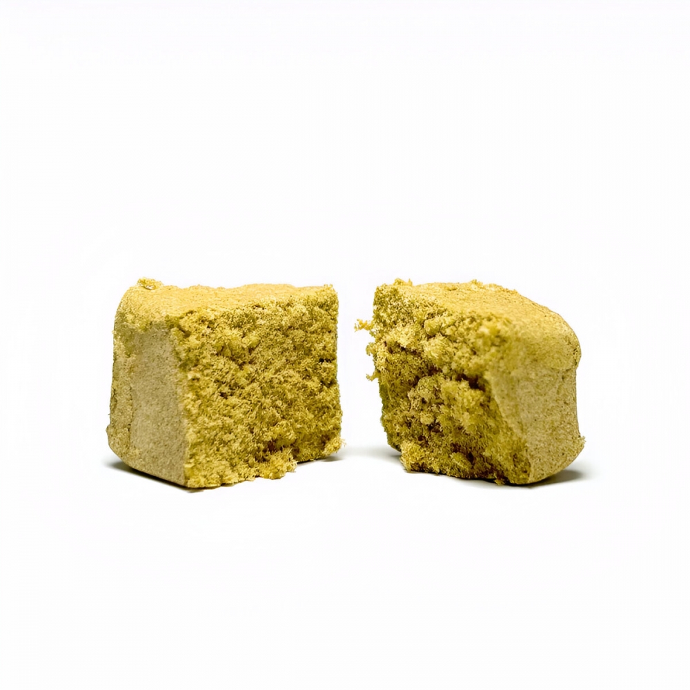 POLEN GG HASH TANGIE CBD (Gorilla Grillz) concentrado, polen amarillo.