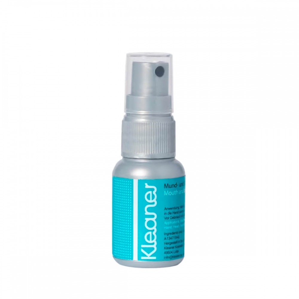 KLEANER SPRAY PARA BOCA (SALIVA) Y CUERPO (PIEL). FORMATO DE 30ML