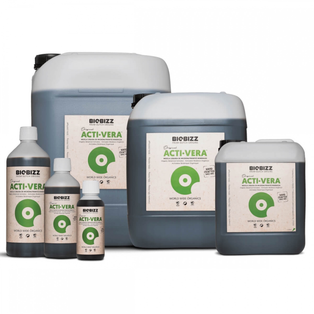 Acti Vera - BioBizz, protector ecológico para plantas. Diferentes formatos.