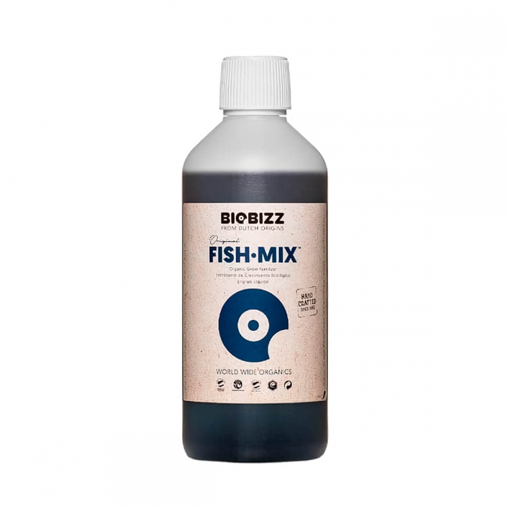 Fish Mix  - Abono orgánico de crecimiento para marihuana. Envase de 500ml.