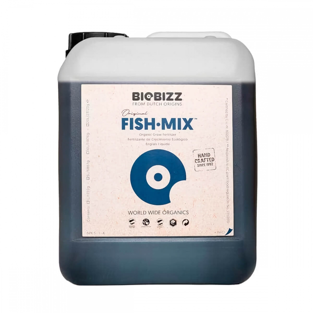 Fish Mix - Abono orgánico de crecimiento para marihuana. Envase de 500ml.