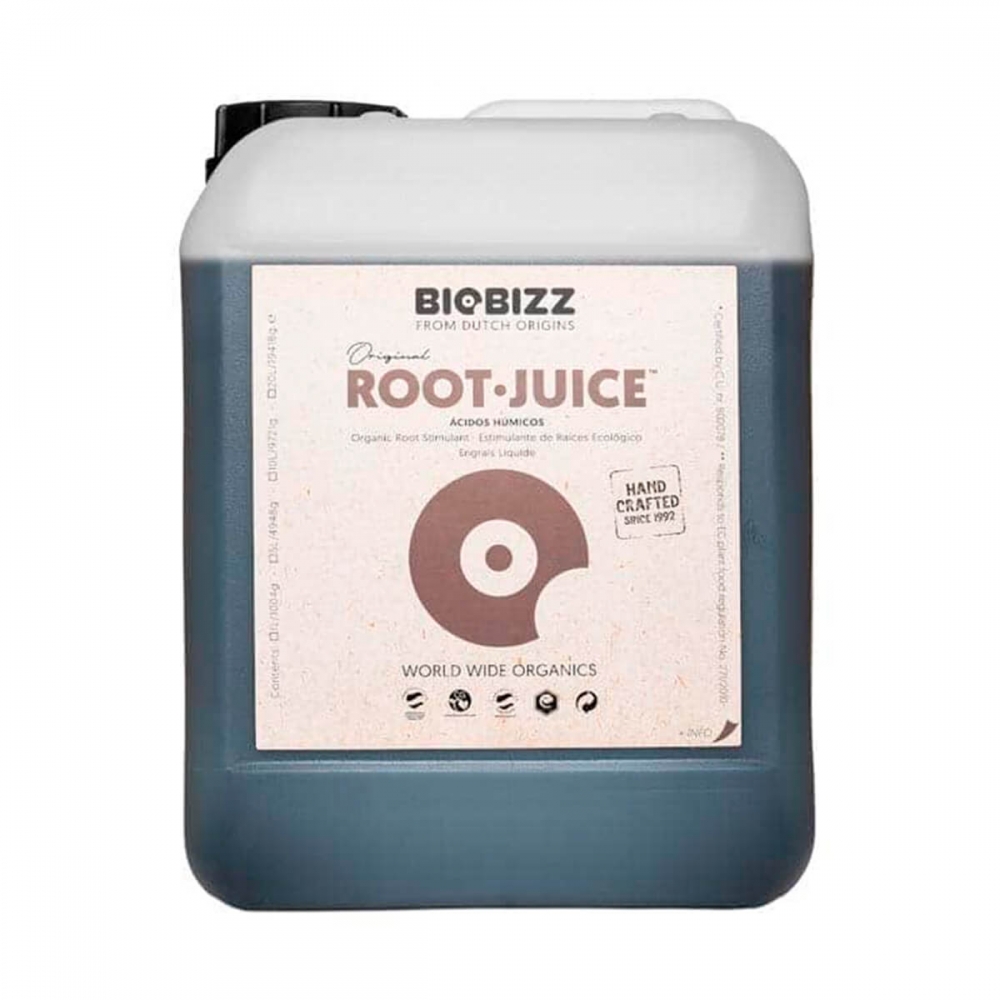 Root Juice de Biobizz - Estimulador de raíces orgánico para marihuana 5L.