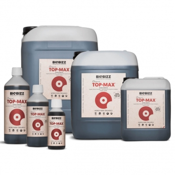 Top Max de BioBizz- Estimulador y potenciador de floración orgánico para marihuana. Diferentes formatos.