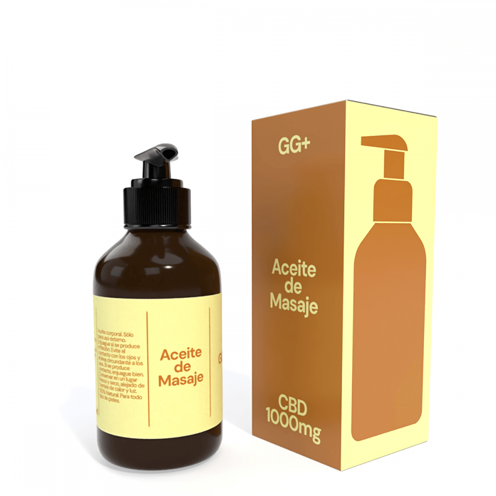 Aceite de masaje GG+ 250ml.