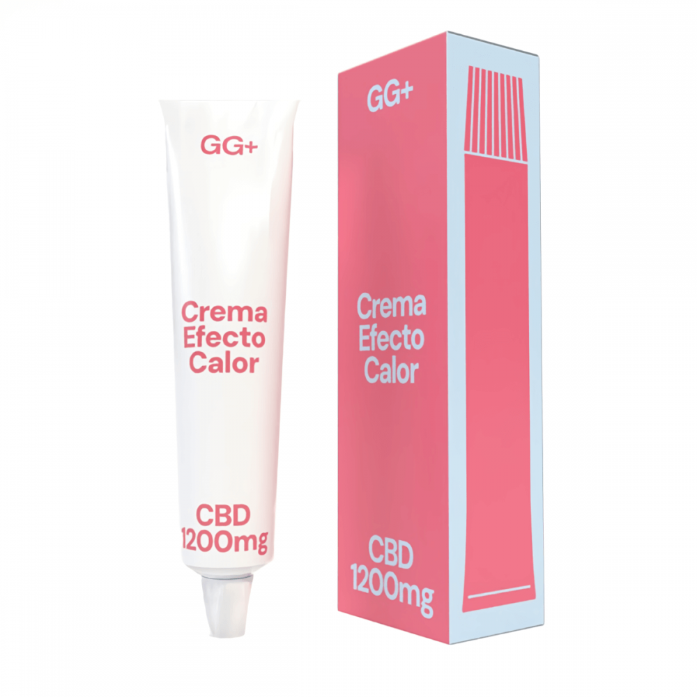 Crema Efecto Calor con CBD y CBG GG+ de 40ml.