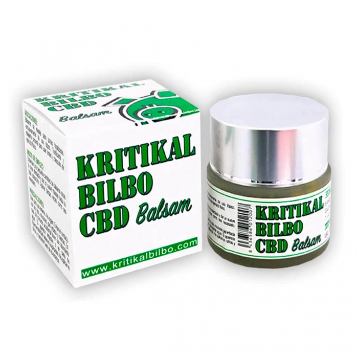 Bálsamo CBD Kritikal Bilbo de Genehtik para músculos y articulaciones 50ml.