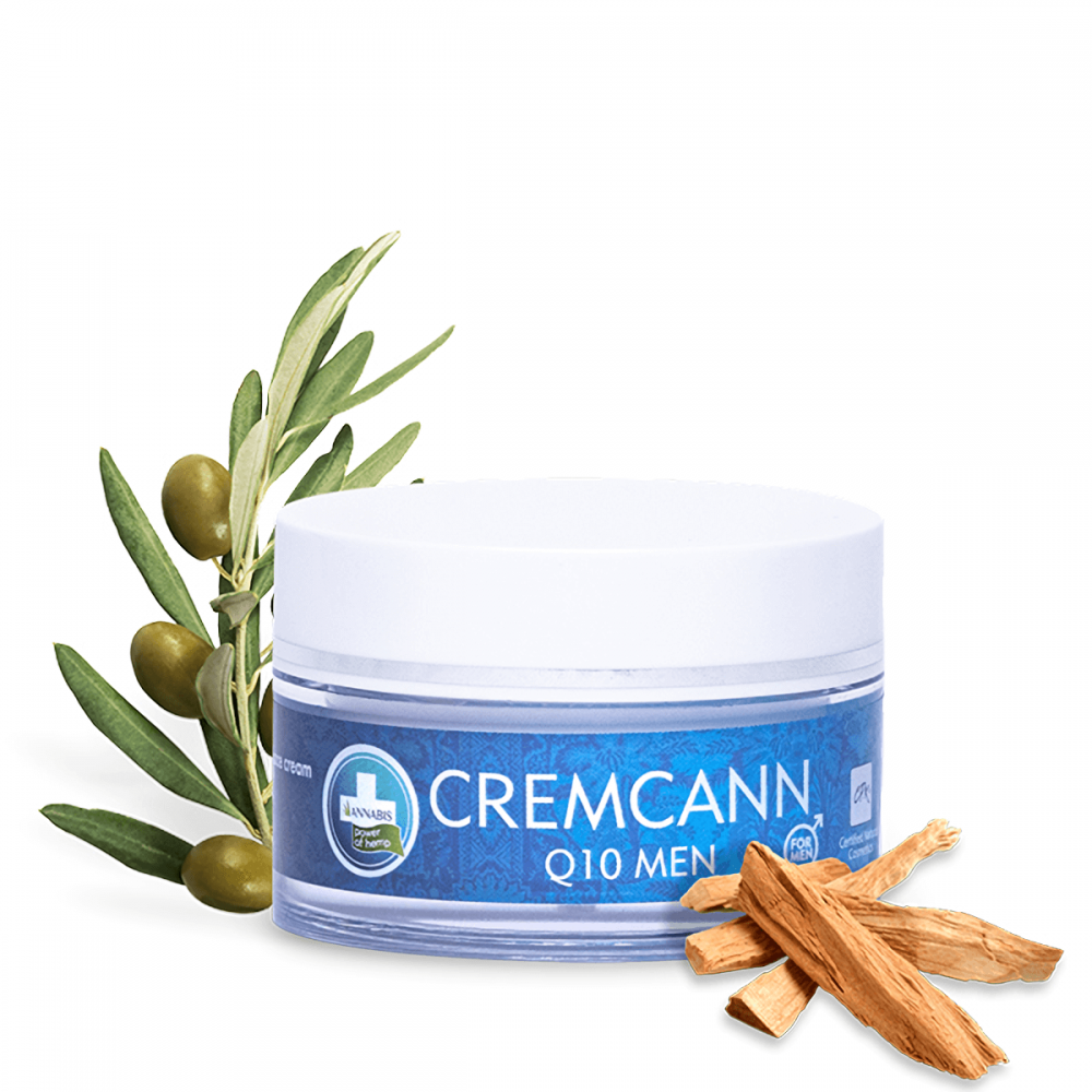 Cremcann Q10 for Men (Annabis) - Crema para el cuidado de la cara.