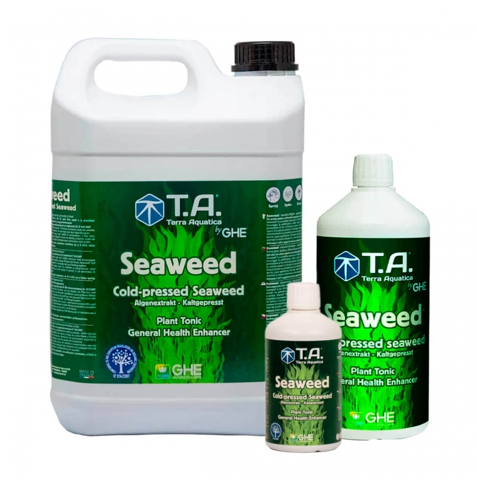 Seaweed de Terra Aquatica (GHE) diferentes formatos.