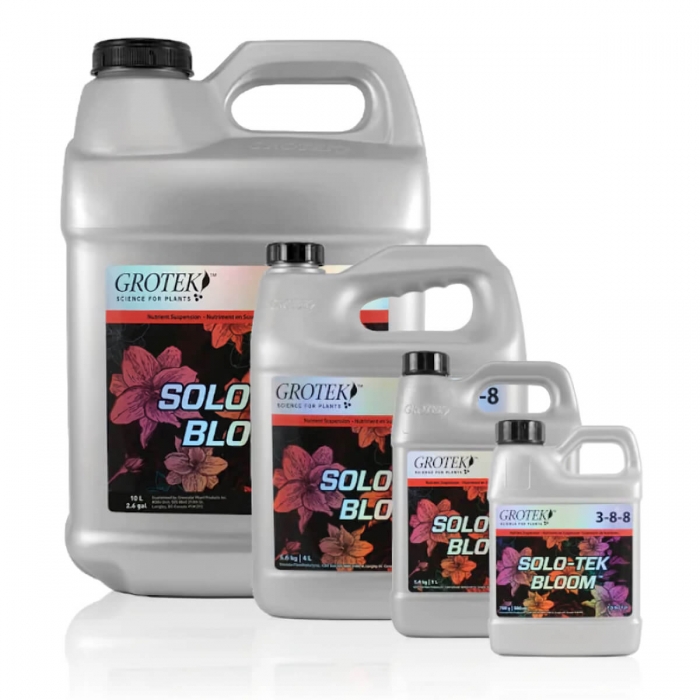 Solo Tek Bloom de Grotek, abono para floración.