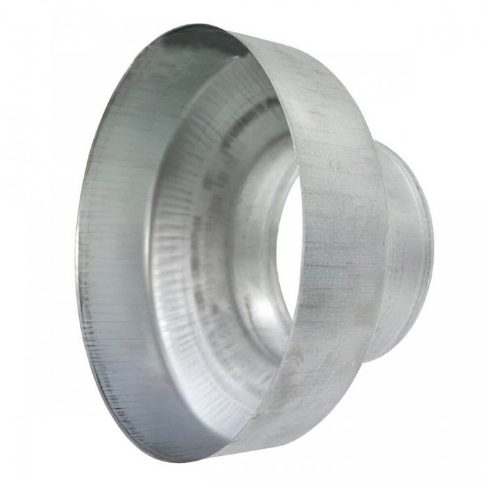 Reducción de metal para tubos de extracción de aire.