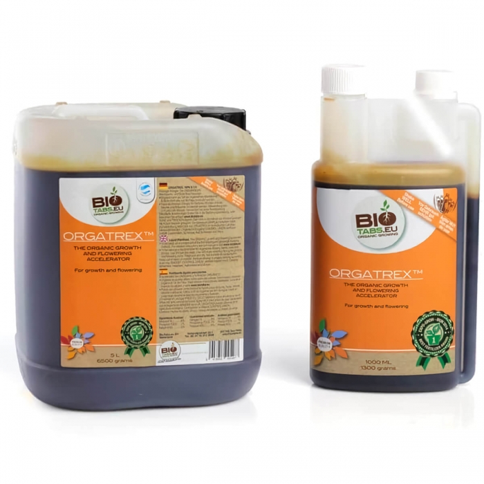 Orgatrex de Biotabs diferentes formatos.