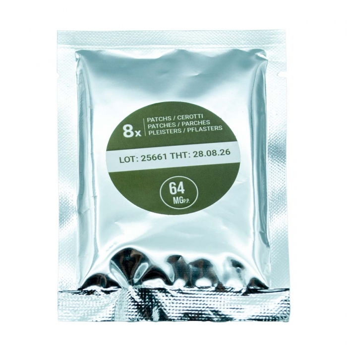 Parches de cáñamo 64mg de CBD y resto de cannabinoides de PuroCuro