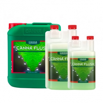 Canna Flush de Canna - Limpiador de nutrientes y sales minerales para sustrato y raíces.