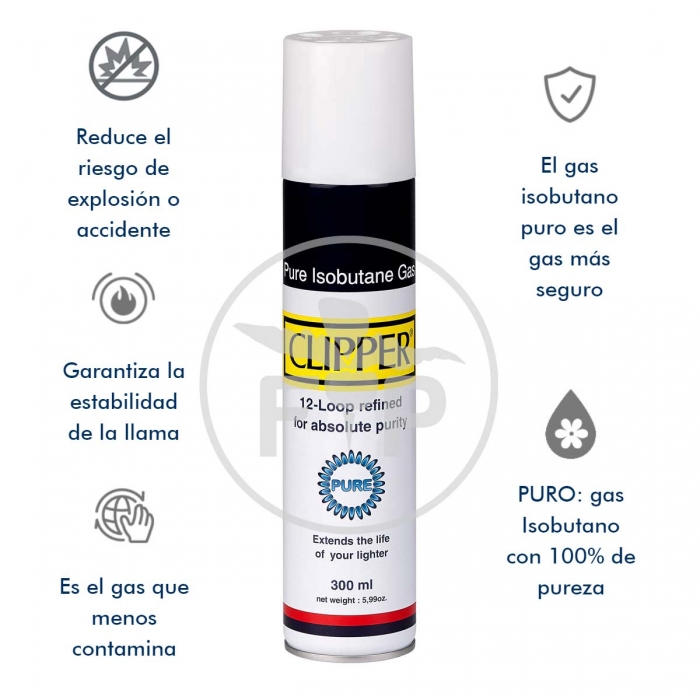 Características y ventajas del Gas Pure Isobutane de Clipper