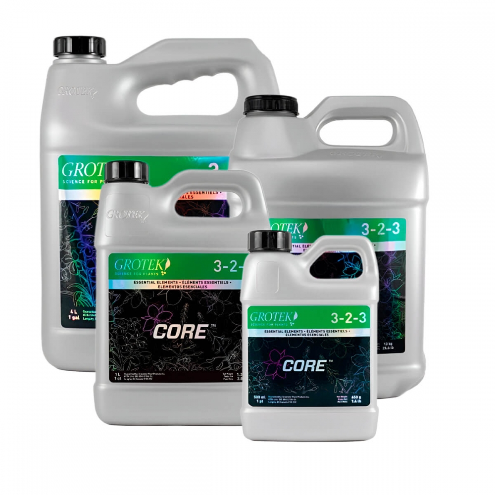 CORE (Grotek Organic) diferentes formatos.