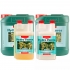 Hydro Flores A+B Agua Blanda diferentes formatos.