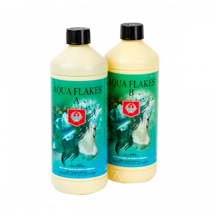 Aqua Flakes A&B (House & Garden) - Abono para cultivo hidropónico, envase 1L.