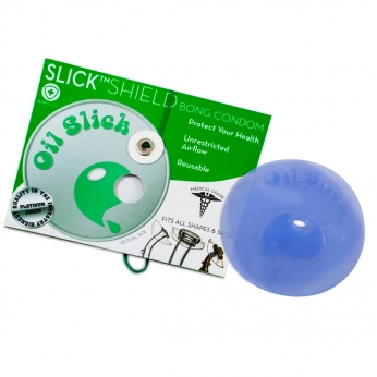 Boquilla de silicona para pipas y bongs Oil Slick Shield Bong Condom.