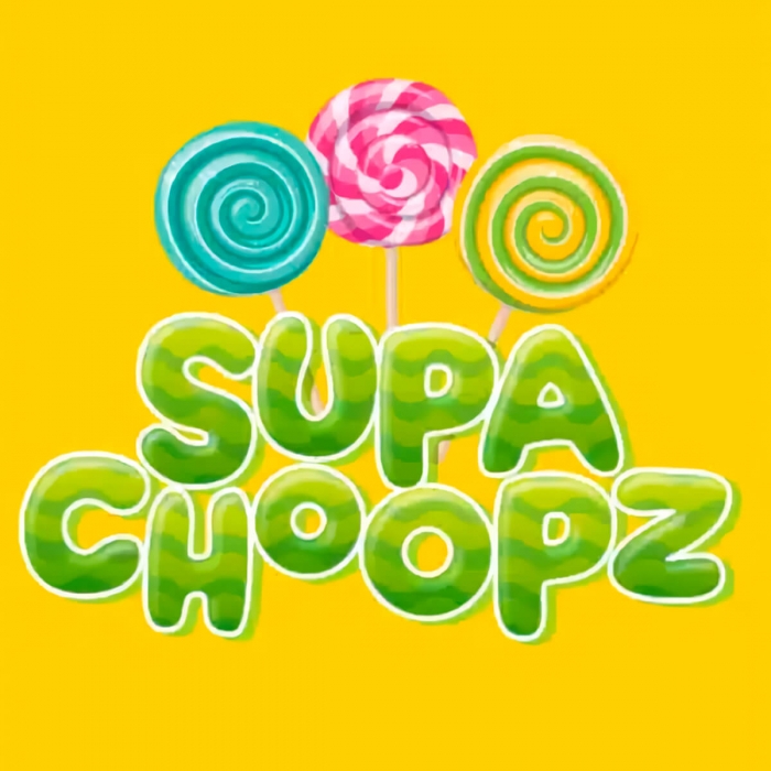Semillas de marihuana feminizadas Supa Choopz de Zmoothiez Seeds, logotipo.