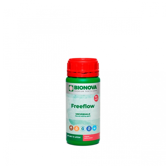 Freeflow (Bionova) fertilizante natural, envase de 250ml.