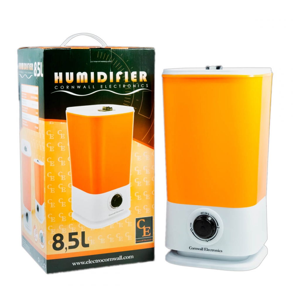 Humidificador electrónico Cornwall de 8,5 litros de capacidad, caja.