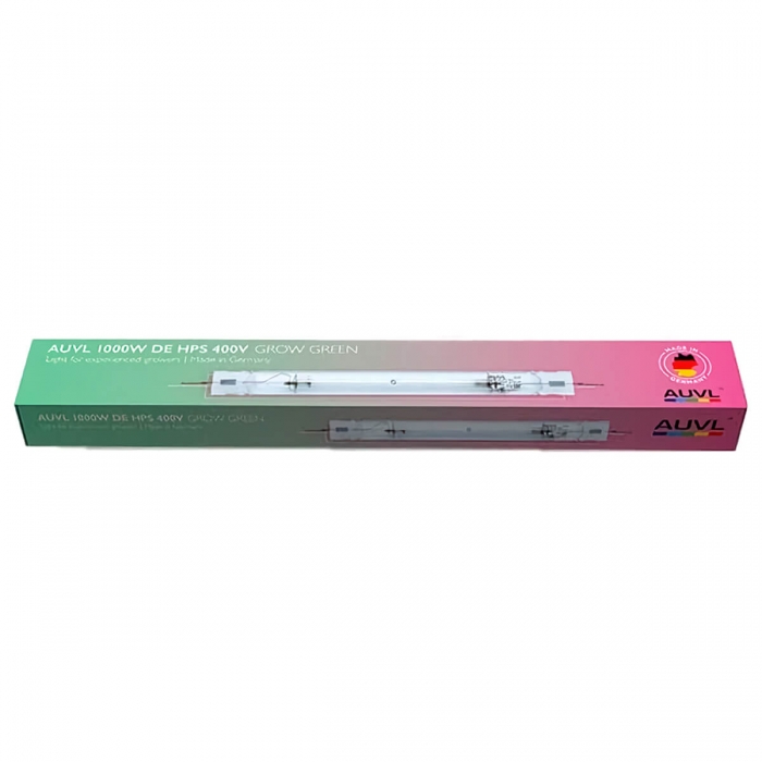 Bombilla AUVL 1000W HPS DE, para cultivo de interior.