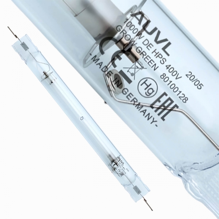 Bombilla AUVL 1000W HPS DE, detalles.