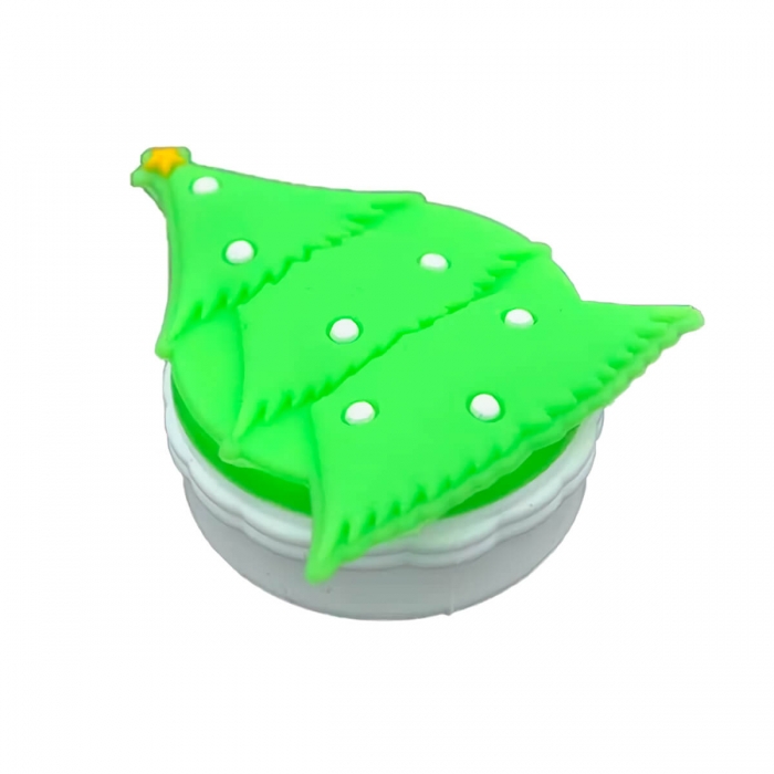 Bote de silicona para resinas FP Árbol de navidad, cerrado.
