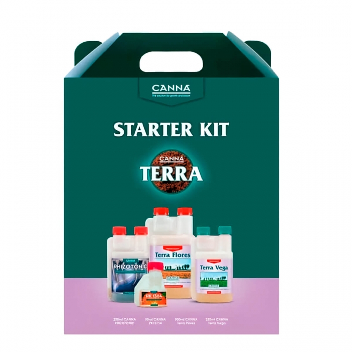 Starter Kit de Canna para tierra, pack completo de fertilizantes.
