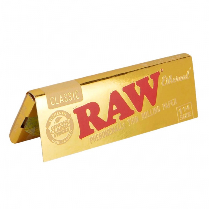 Librillo de papel RAW Ethereal ultrafino para liar cigarrillos.