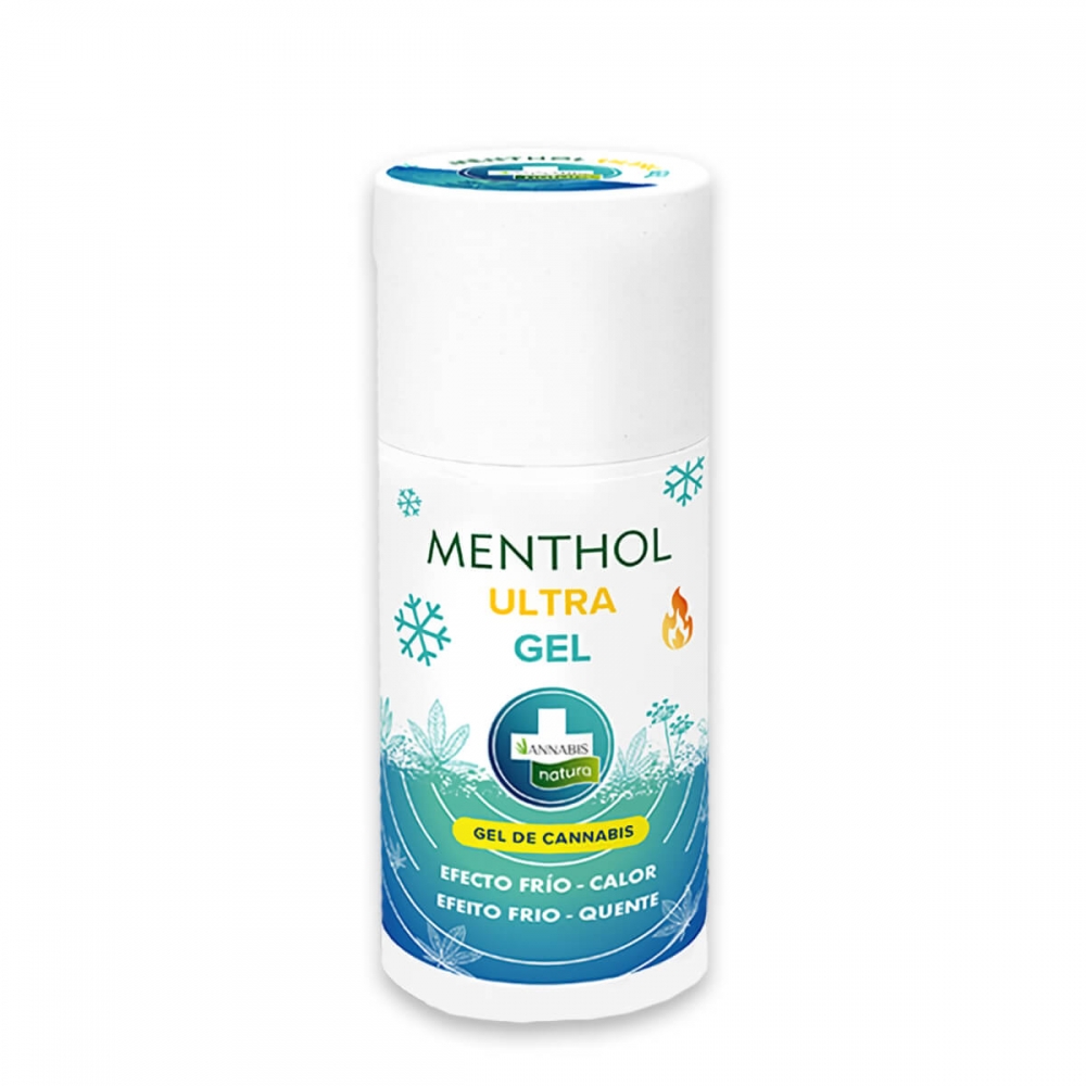 Gel Menthol Hemp Ultra de Annabis con 90ml para masajes.