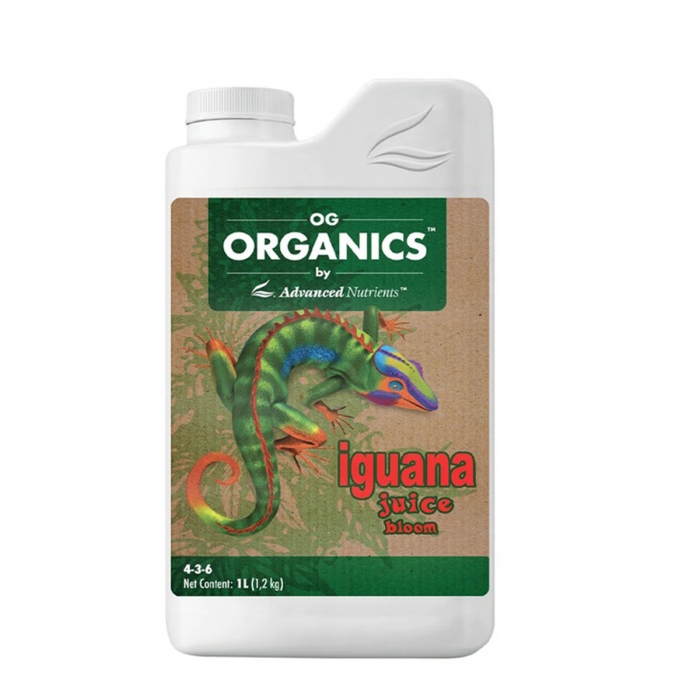 Organic Iguana Juice Bloom de Advanced Nutrients, formato de 1 Litro