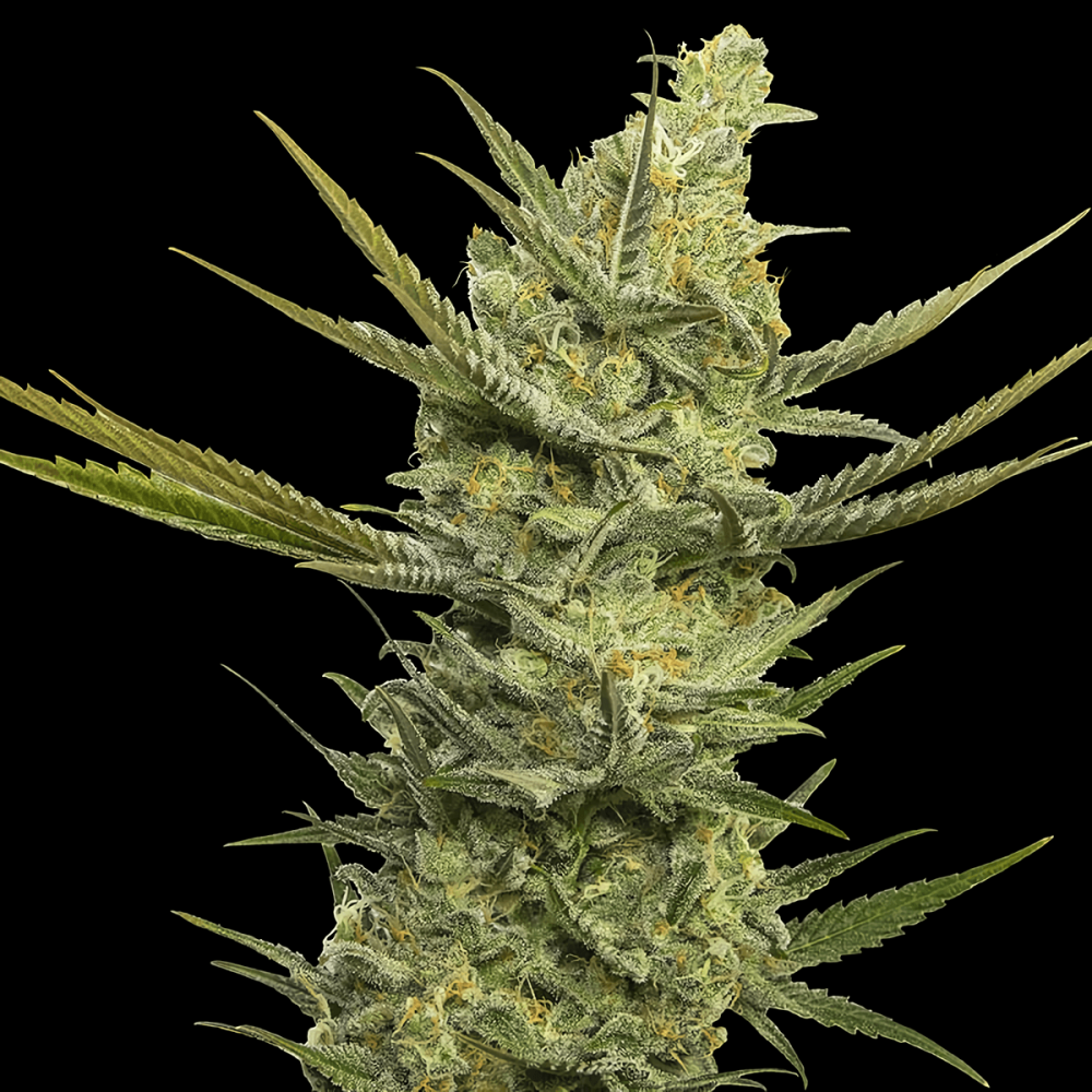 Semillas de marihuana feminizadas Gipsy Haze de EVA Seeds, cogollo enorme.