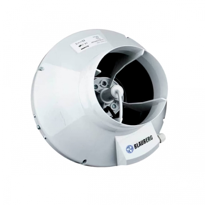 Extractor Blauberg centro de 125mm a 315mm, interior.