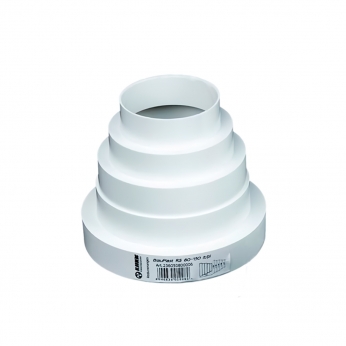 ACOPLE REDUCTOR AJUSTABLE 80-150 MM PARA VENTILACIÓN