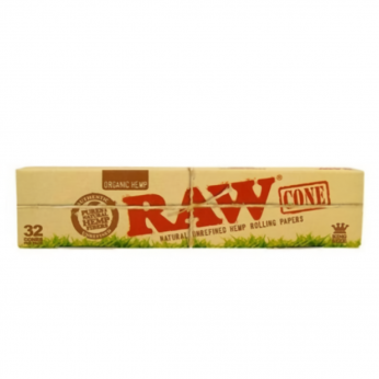RAW Cone Organic King Size de 32 unidades.