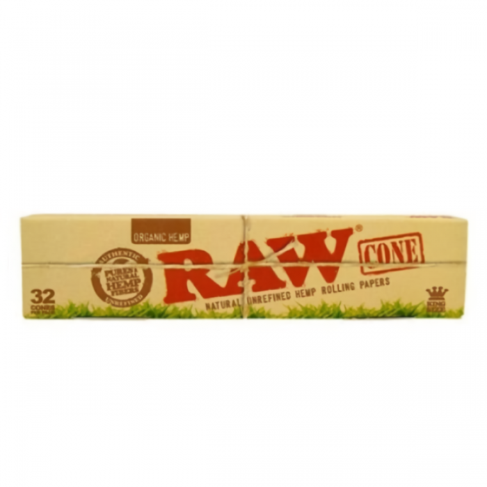 RAW Cone Organic King Size de 32 unidades.