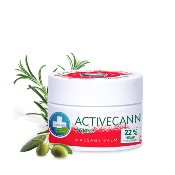 Crema CBD Activecann organic  Mentol de Annabis, presentación.