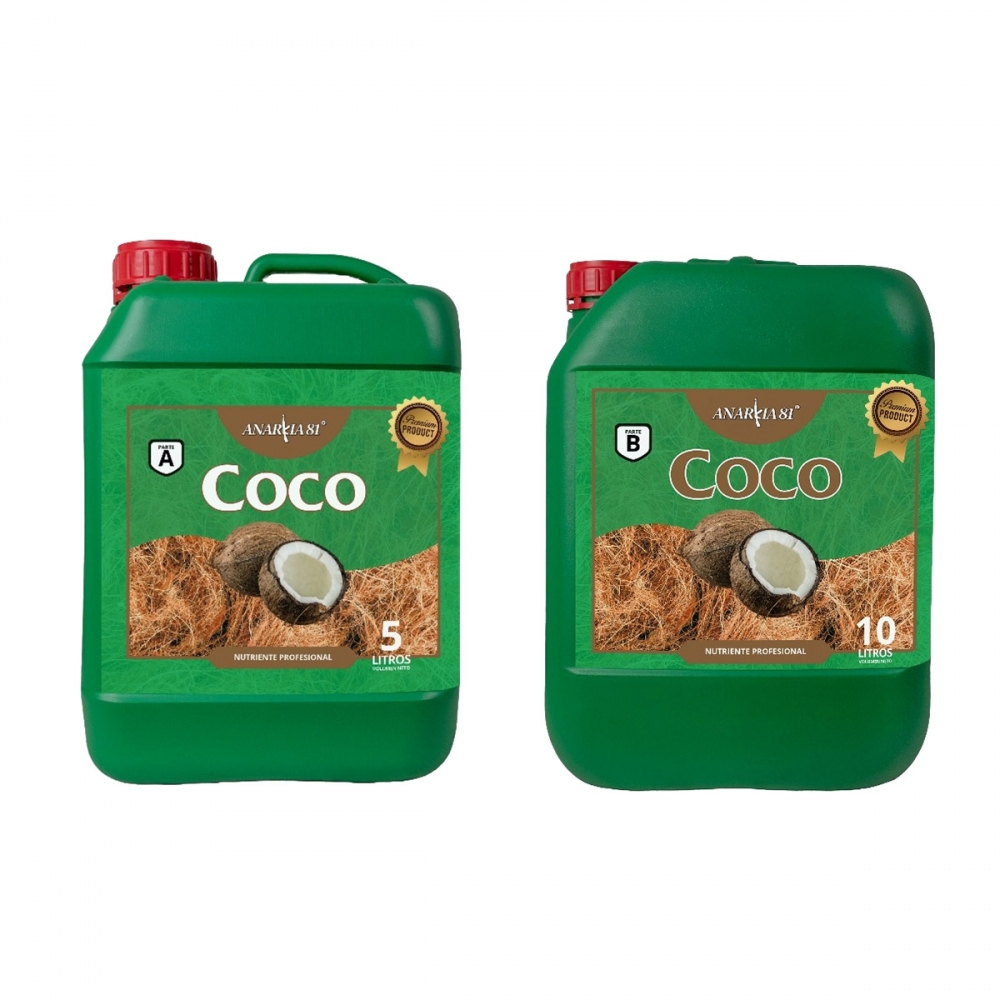 Coco A+B de Anarkia81. Fertilizante base para sustratos de fibra de coco