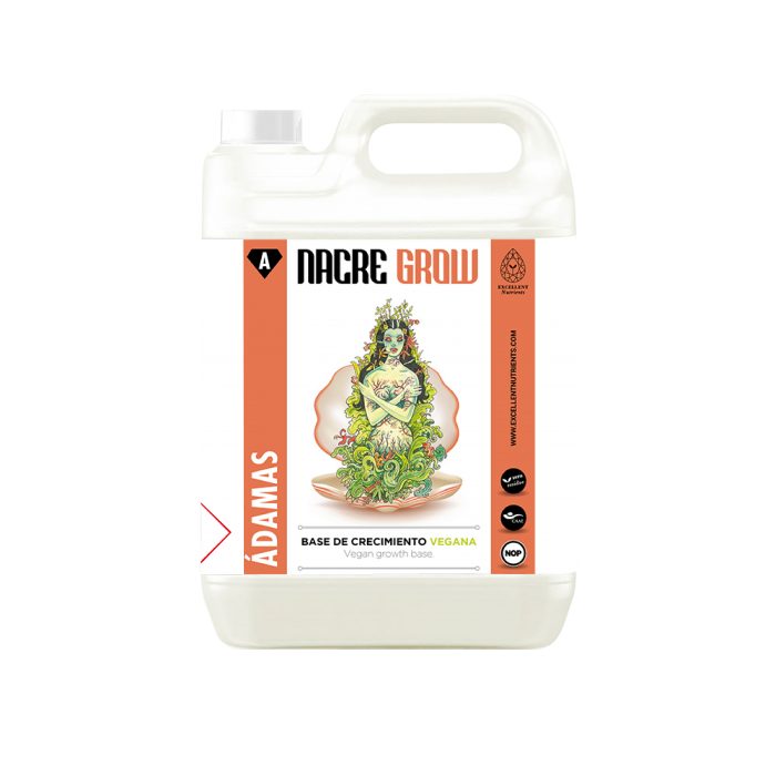 Nacre Grow de Excellent Nutrients, abono de crecimiento.