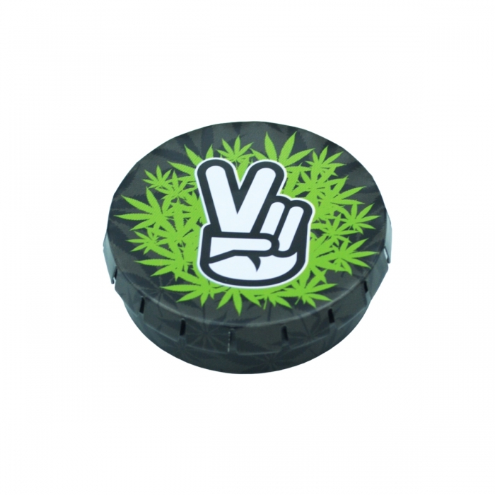 Lata Click Clack de 5,5 cm modelo Peace 3.