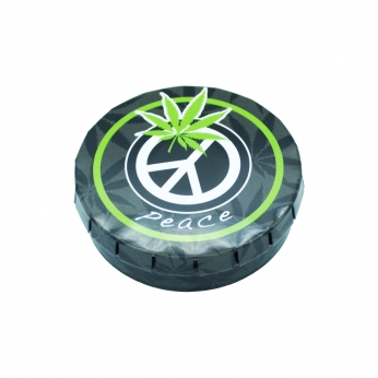 Lata Click Clack de 5,5 cm modelo Peace 1.